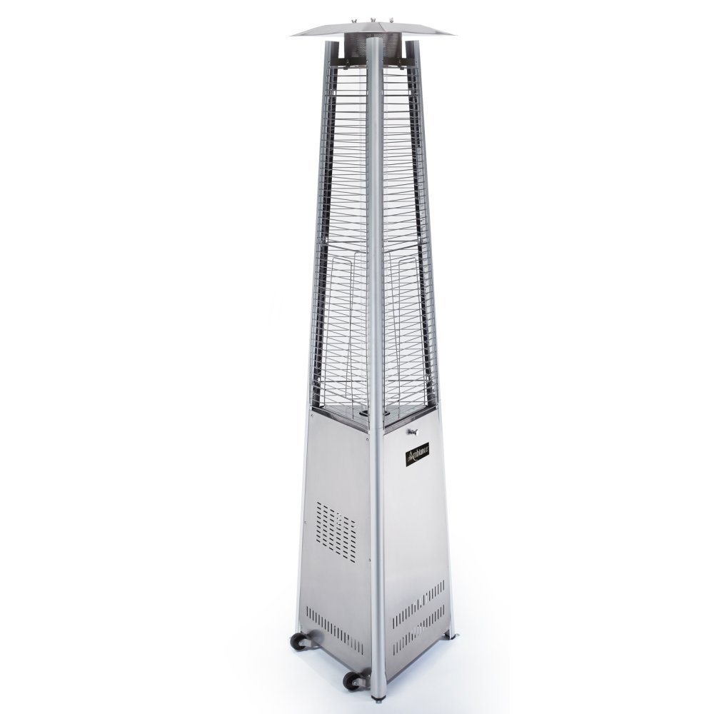 Ambiance Commercial Glass Tube Portable Decorative Patio Heater