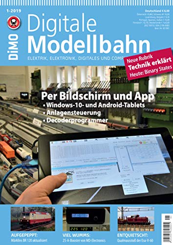 Preisvergleich Produktbild Digitale Modellbahn - Per Bildschirm und App - Elektrik, Elektronik, Digitales und Computer - 1-2019