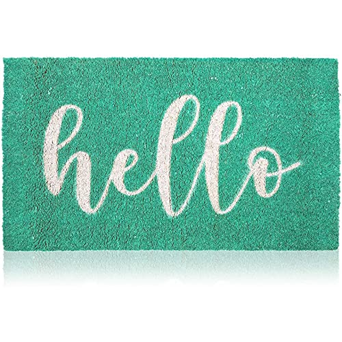 Juvale Natural Coir Welcome Mat, Hello Doormat (30 X 17 Inches) #TOP11