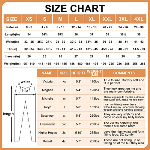 Gayhay Leggings With Pockets For Women Reg & Plus Size - Capri Yoga Pants High Waist Tummy Control Compression For Workout #TOP4