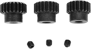 VGEBY RC Car Gear, 48DP ï¿ 3.175mm 13-15T 16-18T 19-21T 21T-23T Steel RC Motor Pinion Gear Set for 1/10 Car (19T 20T 21T)