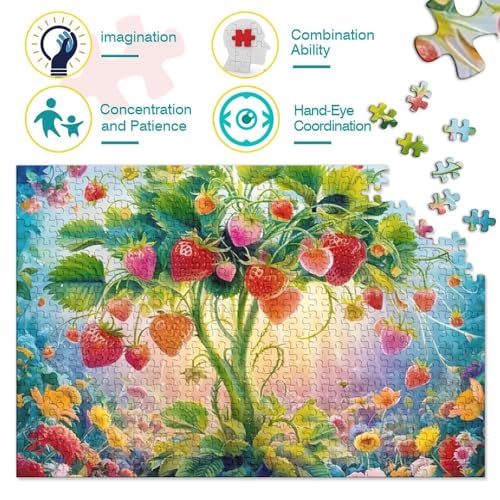Rompecabezas para adultos de 1000 piezas, juego desafiante de bodegón 38x26 cm 3