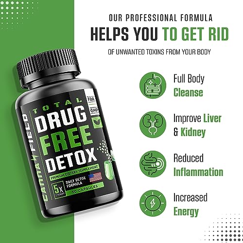 CANNA FIELD Detox and Liver Cleanse - USA Made - 5-Days Detox - Natural toxins Remove – Premium Liver Health Formula (Green) - Image 6