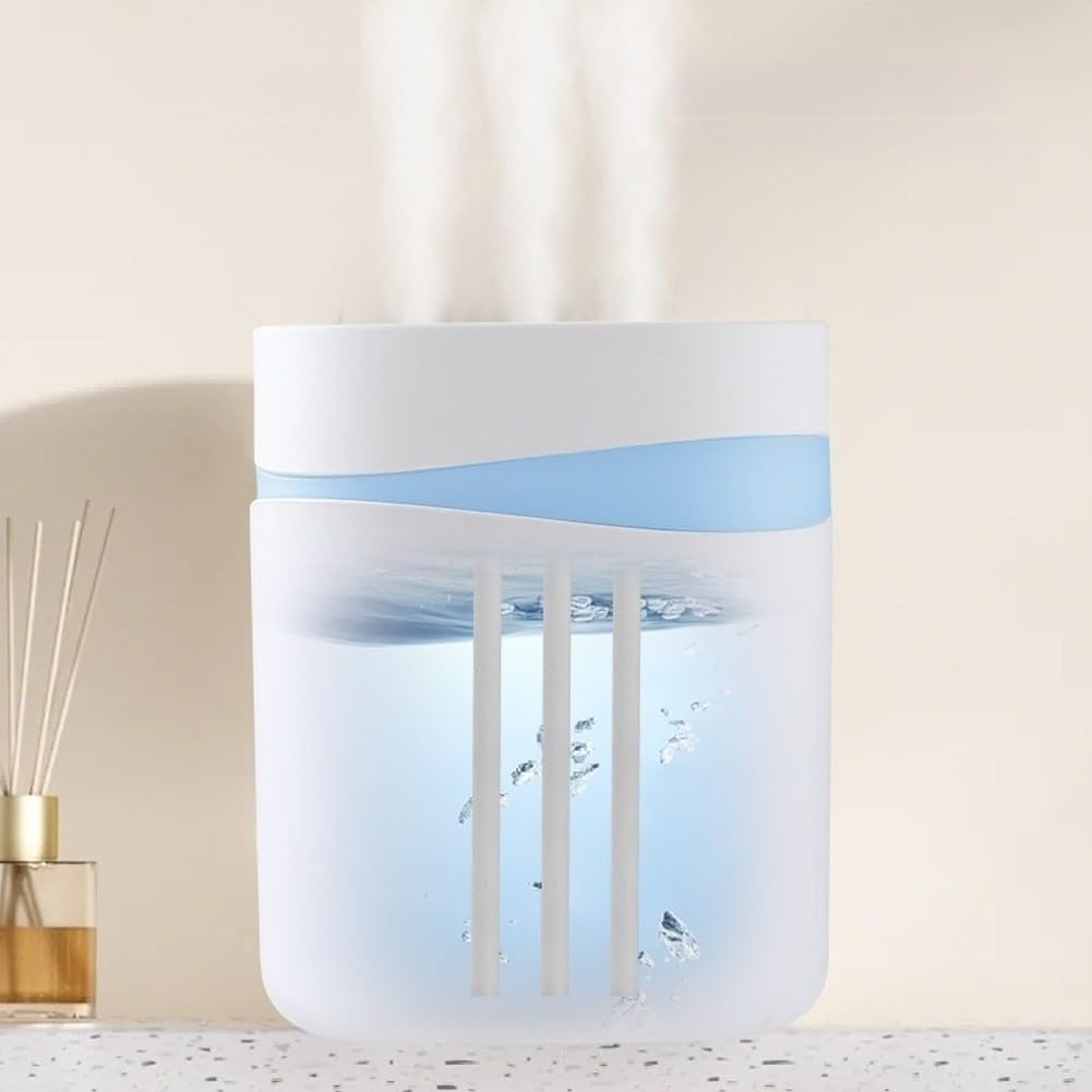 Nawilżacz powietrza USB, 5 l, duża pojemność, 3 dysze, cichy