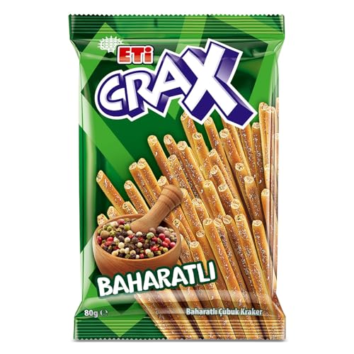 Baharatlı Çubuk Kraker 80 g x 17 Adet