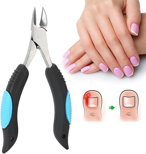 Miniatura 4 de Alicates para cutículas de uñas, cortaúñas encarnadas para uñas de los pies, tijeras de cutícula de pedicura