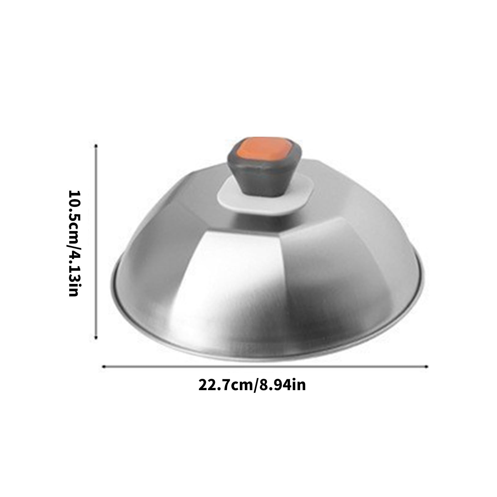 Set utensili per griglia e pressa per hamburger, set da cucina per barbecue da 5 in acciaio inossidabile con cupola per imbastitura, spatola e pennello Pressa per hamburger, strumento