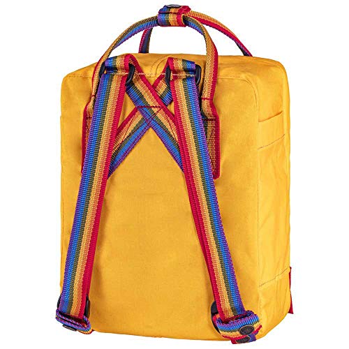 Fjällräven Kånken Rainbow Mini Warm Yellow/Rainbow Pattern One Size4