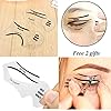 Eye-Makeup-Tool-Kit-for-Women-Cat-Eyeliner-Stencil-24-Shapes-Eyebrow-StencilEyebrow-Trimmer-Scissors-With-Comb-Hair-Remover-Beauty-Tools Eye Makeup Tool Kit for Women Cat Eyeliner Stencil / 24 Shapes Eyebrow Stencil/Eyebrow Trimmer Scissors With Comb Hair…