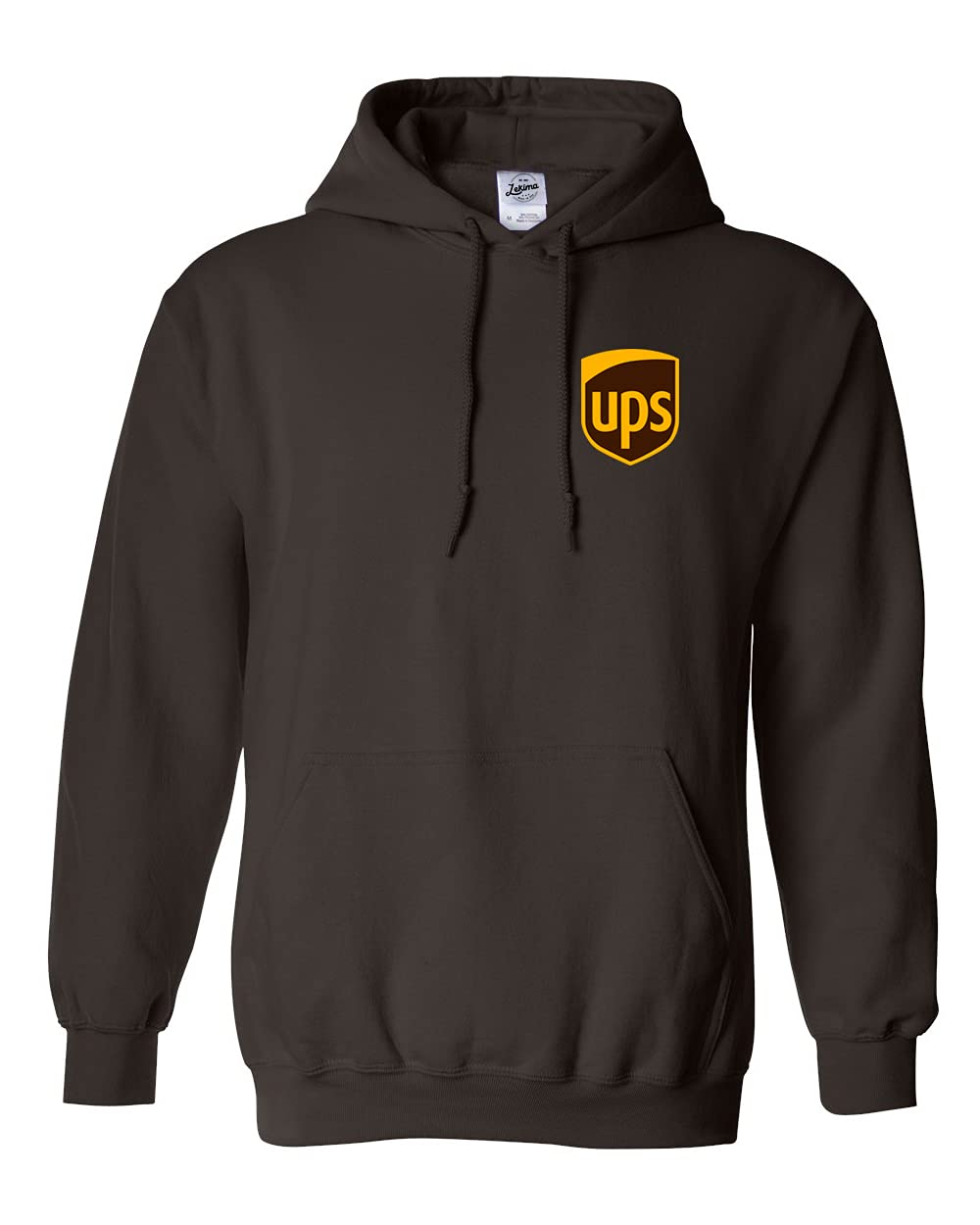 lekima Parcel Service United Postal Unisex Mailman Hoodie Brown