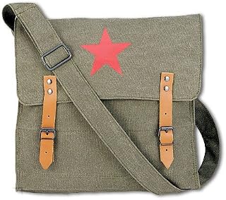 Ultra Force Nato Canvas Medic Messenger Bag - Olive Star