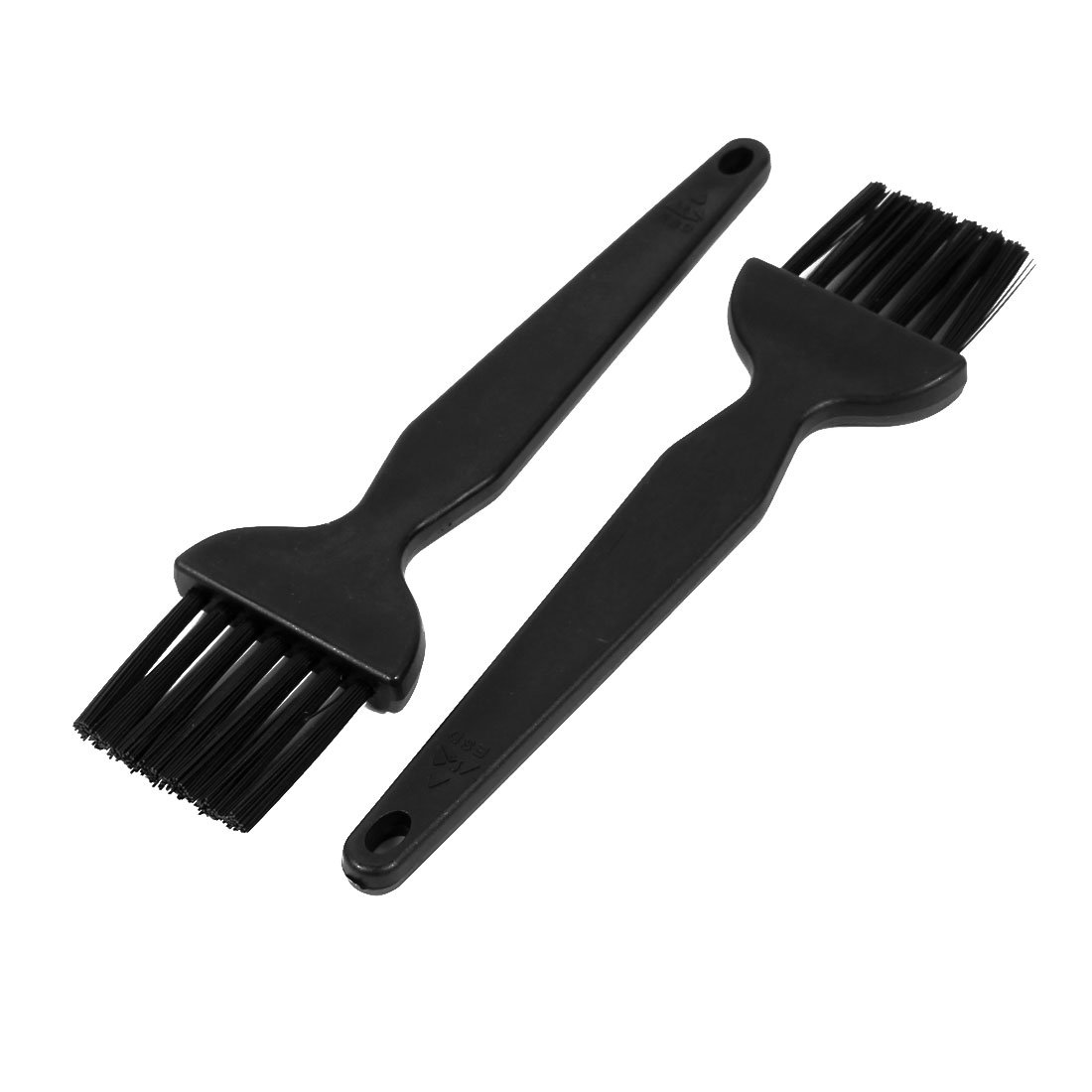 Aexit 5pcs Plastic Labels & Labeling Equipment Flat Handle Computer Vents Anti Static ESD Cleaning Industrial Labeling Tape Debris Brush