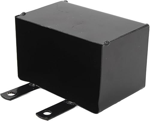 Miniatura 4 de Funda para batería, soporte para caja de batería de motocicleta, estructura resistente a la corrosión negra para ATV de 50 cc a 125 cc