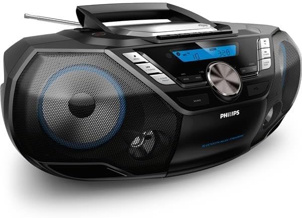 Amazon.com: Philips CD Player Portable with Bluetooth, Crystal