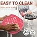 Air Fryer Silicone Liners Square 2 Pack 7.1 Inch Airfryer Liners 4-7 QT Reusable Air Fryer Liners Silicone Pot Oven Liner Baking Tray, Air Fryer Basket Silicone Mat Bowl Air Fryer Accessories Kitchen