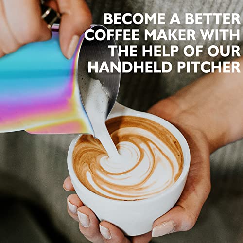 Coffee Milk Frothing Pitcher Cup 12Oz Steaming Pitchers Stainless (350) #TOP3