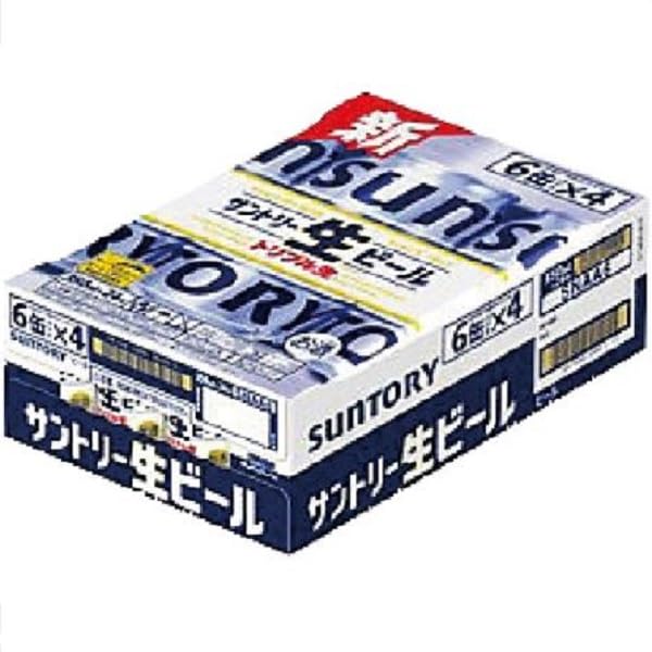Amazon.co.jp: サントリー 生ビール 350ml1ケース(24缶入) : 食品