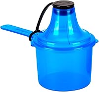 Vista 25 de The Scoopie, (90 cc 3 fl oz. 6 cucharadas 90 mL) Cuchara de plástico de mango corto con embudo adjunto, cucharas medidoras para polvos, café