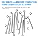 DYWISHKEY 200 Pieces M3 x 30mm/35mm/40mm/45mm/50mm Stainless Steel 304 Hex Socket Head Cap Bolts Screws and Nuts Kit