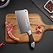 SHI BA ZI ZUO Heavy Duty Stainless Steel Bone Cleaver Knife for Home Chopping Bones