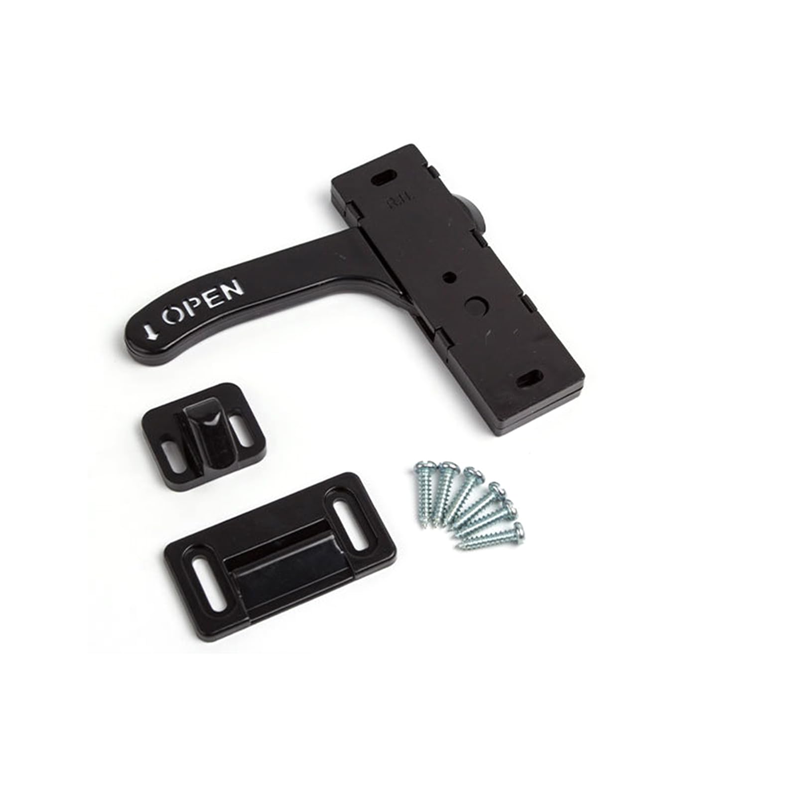 PYRIAMORE Motorhome Screen Door Replacement Handle Secure Grip Surfaces ABS Construction Door Latches for Trailer Fit Campers & Travel Trailers