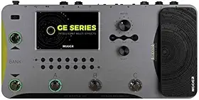 Mooer Pedaleira Muiltiefeitos GE1000 para Guitarra, USB, Saída XLR Balanceada MIDI In/Out, Tela LCD Touch 5', Impulse Response, Interface de Áudio