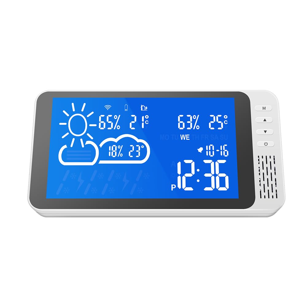 Gas Detector, New Weather Station with 3 Sensors Outdoor Digital Wireless Forecast Sensor