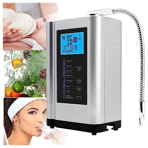 Ionizador de água, máquina purificadora de água PH 3,5-10,5 máquina de água ácida alcalina, máquina geradora de hidrogênio, filtro purificador de bebida, 7 configurações de água para eletrodomésticos