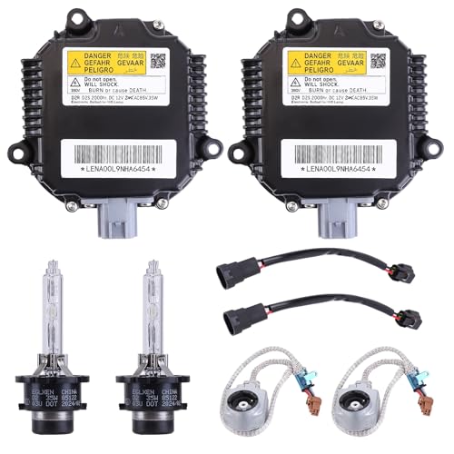 TukboTech 28474-89904, 284748991A Xenon HID Head Lamp Ballast Control Unit Module Stability Replacement for Nissan 350Z Altima Maxima Rogue Infiniti G35 G37 FX35 QX QX56 (2PCS)