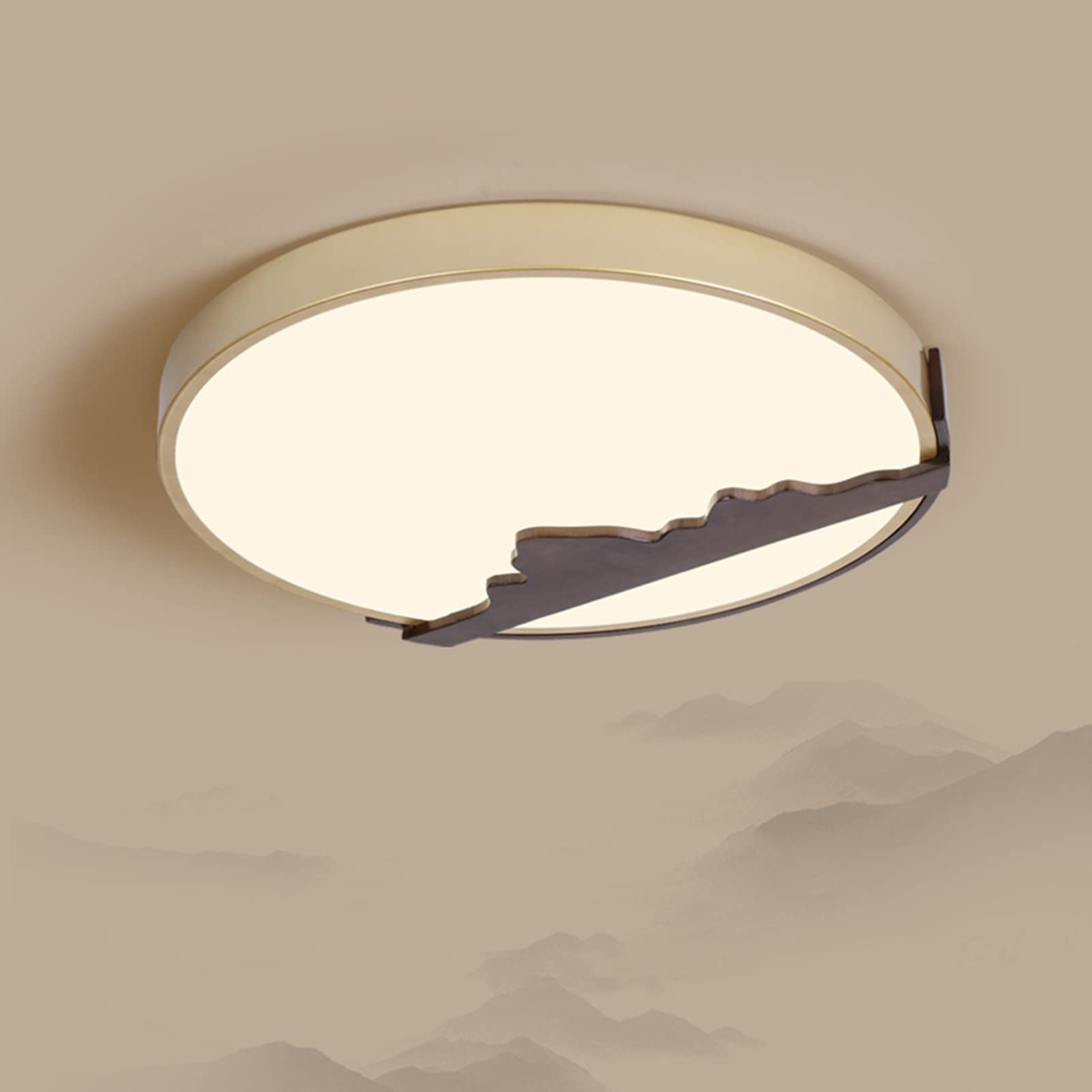 Lampes LED pour entrée, hall d'étude et chambre au style chinois épuré
