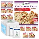 Salutem Vita - Milton’s Craft Bakers Gluten Free Margherita Cauliflower Thin Crust Pizza,Tomato Sauce,11oz (Frozen) - Pack of 12