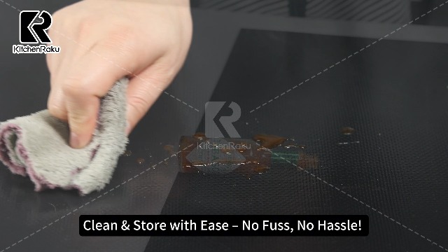 Image of Extra Large Induction Cooktop Protector Cover Mat (Magnetic) | 300C (572F) Heat-Resistant | Power Boost Compatible |,Range Covers for Electric Stove (Pure Black, 21.2x35.4 In)