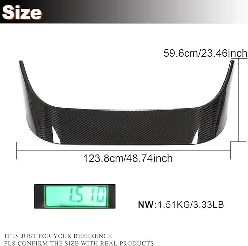 Miniatura 5 de Alerón trasero de fibra de carbono A90 para Toyota Supra A90 2019-2021 Moldeo de autoclave de salida de fábrica, alerón de borde trasero para