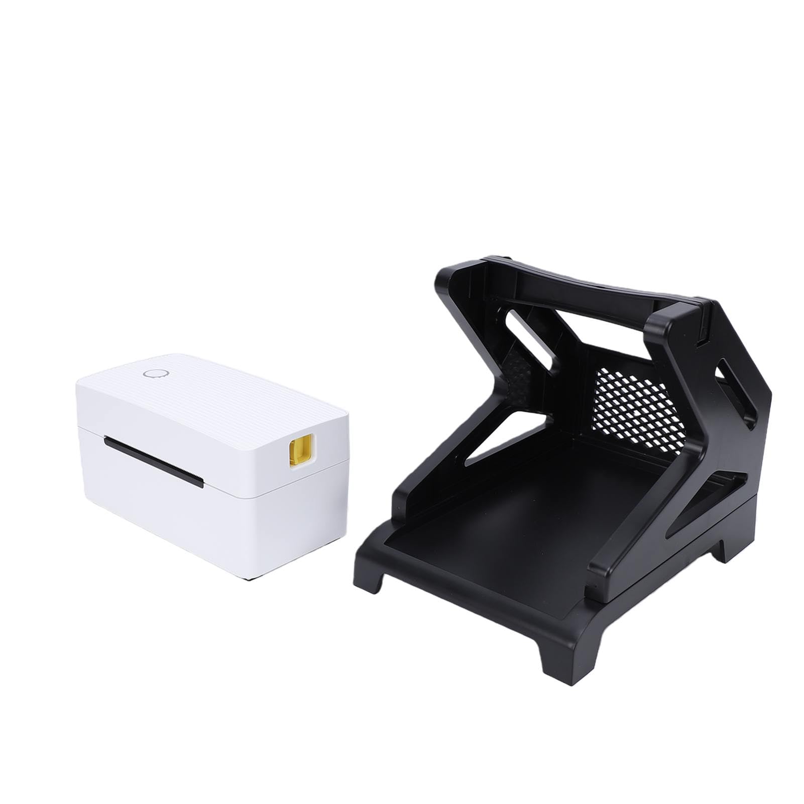 Impresora Térmica de Etiquetas Bluetooth con Soporte, Impresora Inalámbrica de Etiquetas de Envío 4x6 para Pequeñas Empresas, Admite Impresión Inalámbrica, 203 dpi (Enchufe de la UE)