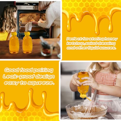 SkyJourney 16 oz Squeeze Honey Bottle