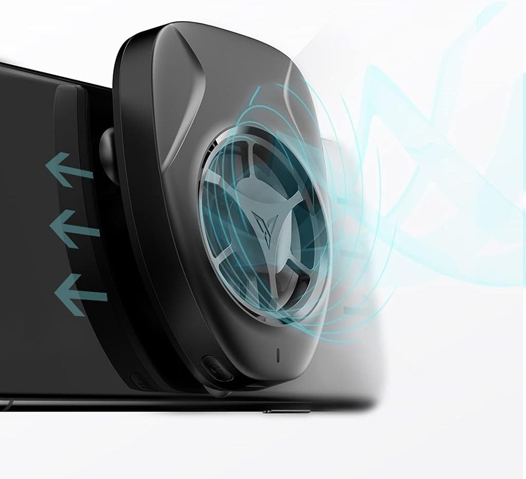 Mobile Phone Cooler 3-Level Phone Heat Sink Cooling Fan RGB Backlight Radiator Cold