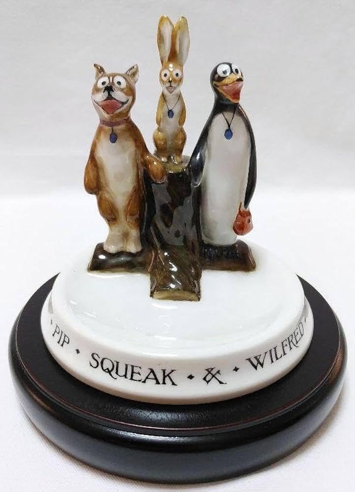 ロイヤルドルトン ペンギン ウサギ 犬❤︎デイリーミラーキャラクターアンティーク Amazon｜ロイヤルドルトン ペンギン ウサギ 犬デイリーミラー