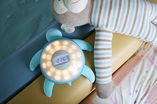 Tick Tock Turtle - Kai (Blue) Kids Alarm Clock With Wake-Assist Sleep Cycle Detection, Sunrise Alarm Clock, Sleep Aid, Night Light For Kids, Sleep Training Clock, Visual Timer For Kids, Child Safe #TOP5