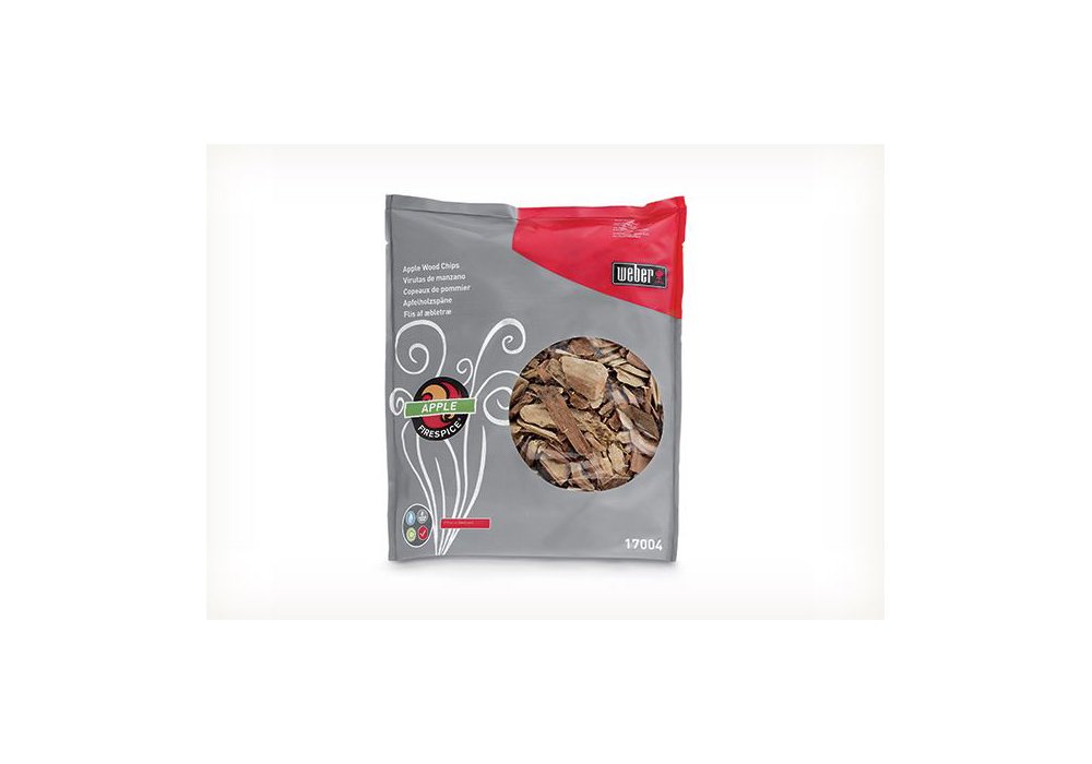 Weber 17004 Apple Wood Chips, 3-Pound