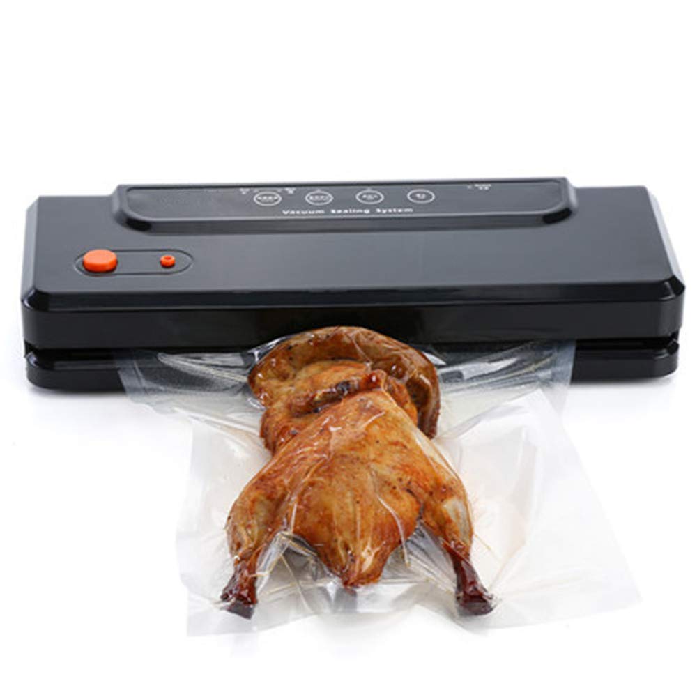 asdchZen Commercial Electric Vacuum Sealer Machine Automatic Vacuum Packing Sealing Machine Plastic Bag Sealer Home Kitchen Appliances,Black
