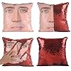 Merrycolor Nicolas Cage Mermaid Pillow Cover Sequin Pillow Case Funny Gag Gifts Reversible Sequin Pillow Cover…