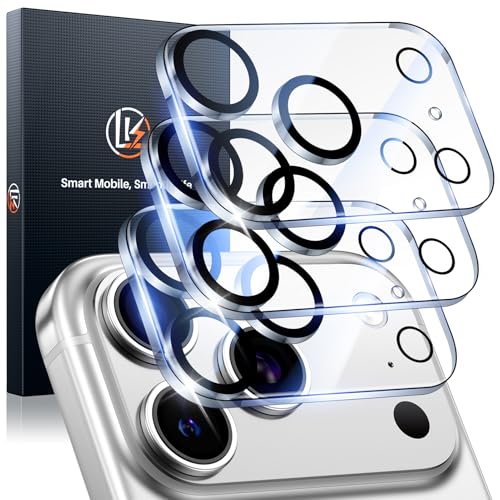 LK 3 Stück KameraSchutz für iPhone 17 Pro Kamera Panzerglas Einteiliges Design Militärstandard Lens Schutz für den Bildschirm Gegen Kratzer 9H Hochklares Kameraglas für iPhone 17 Pro