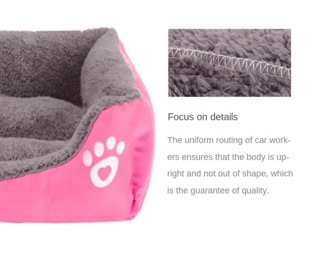 Katzensofa Haustierbett für große Hunde, orthopädisches Hundebett, Schaumstoffsofa mit abnehmbarem, maschinenwaschbarem Bezug Hundekissen(B,40 * 45cm)