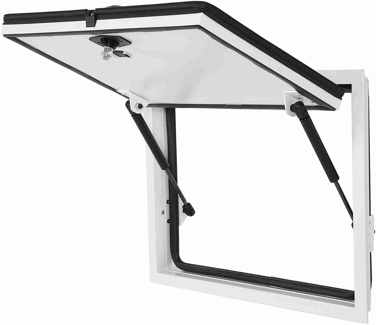 RV Access Storage Door 20 X 16in RV Baggage Door with Lock 120 Deg Opening Heavy Duty Door for Trailer