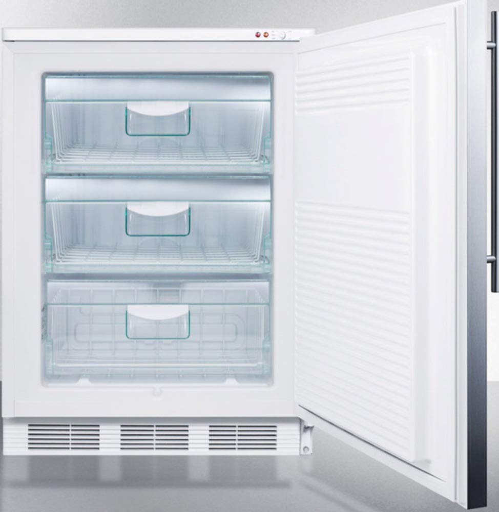 Summit VT65ML7BISSHV Upright Freezer, Stainless Steel on Fridge.com