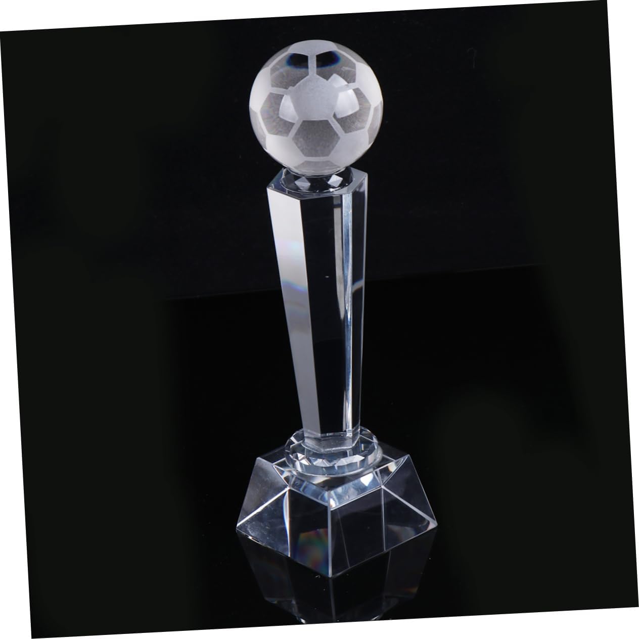 Trophy Football Crystal Soccer Match Award Championship Trophy for Boys and Girls