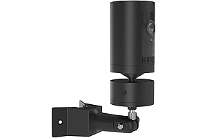 VOMENC Corner Wall Mount Bracket(1pc, Black) For R-ing Pan Tilt Cam