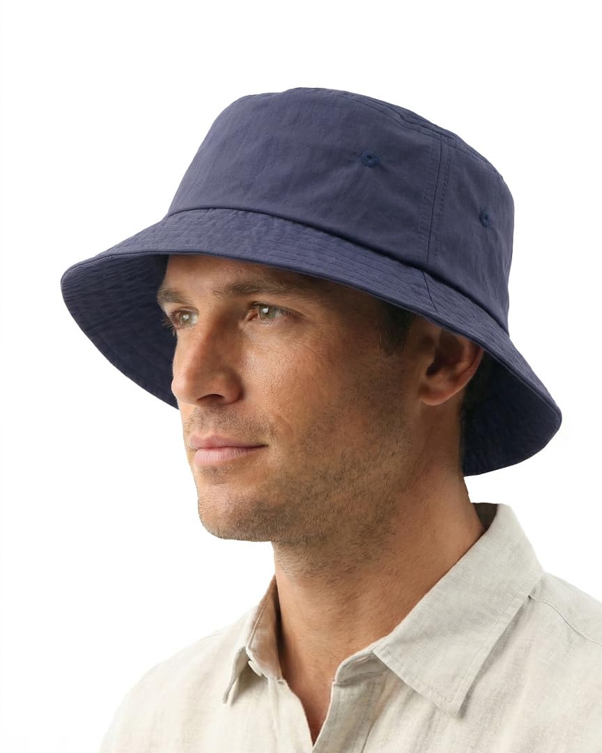 Zylioo Fischerhut XXL/XL/L, Großer Kopf UV Anglerhut,Sonnen Schutz Bucket Hats, Sommer Schnelltrocknend Golf Hat