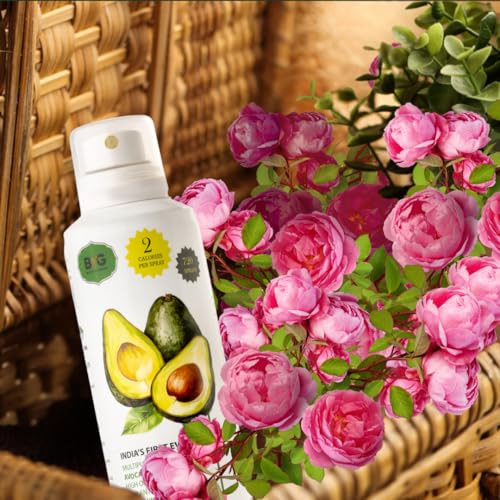 Image of Black & Green Extra Virgin Avocado Oil Cooking Spray, 200ML, Chemical Free. 300C Smoke Point, for High Heat Cooking, Baking and Frying