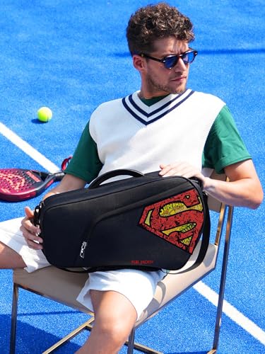 Image of FUR JADEN The Gameface Padel & Pickleball Structured Sport Bag Cum Gym Bag I Dedicated Compartment for Rackets I Separate Compartment for Shoes /Towel I Detachable Shoulder Strap I Structured Design